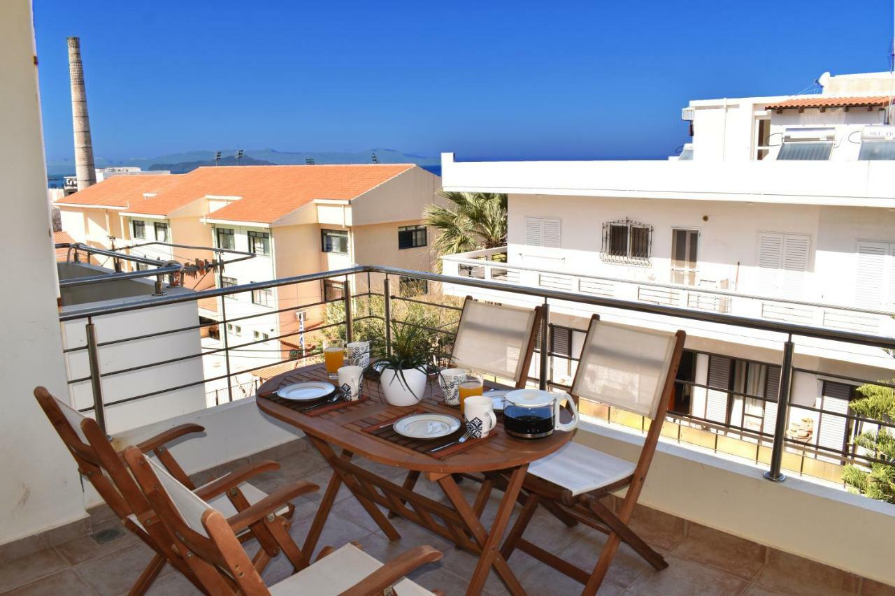 Karma Apartment - Next To Sandy Beach Chania  Buitenkant foto